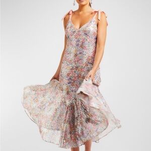 Mestiza New York Simone Floral-Print
Sequin Midi Dress